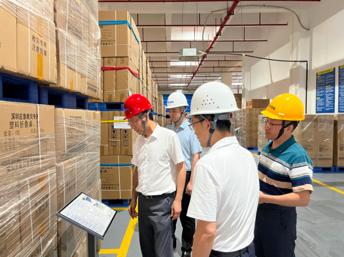 省糧食和儲備局赴深圳市調研物資儲備工作