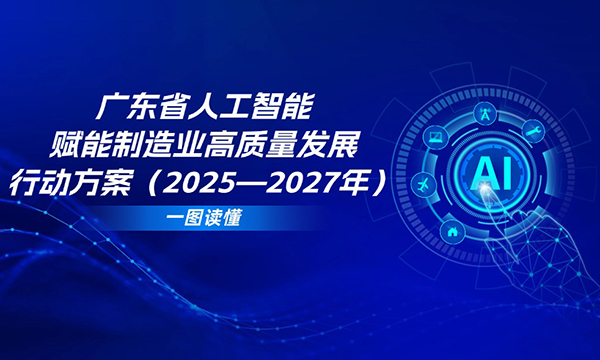 一圖讀懂廣東省人工智能賦能製造業高質量發展行動方案（2025—2027年）